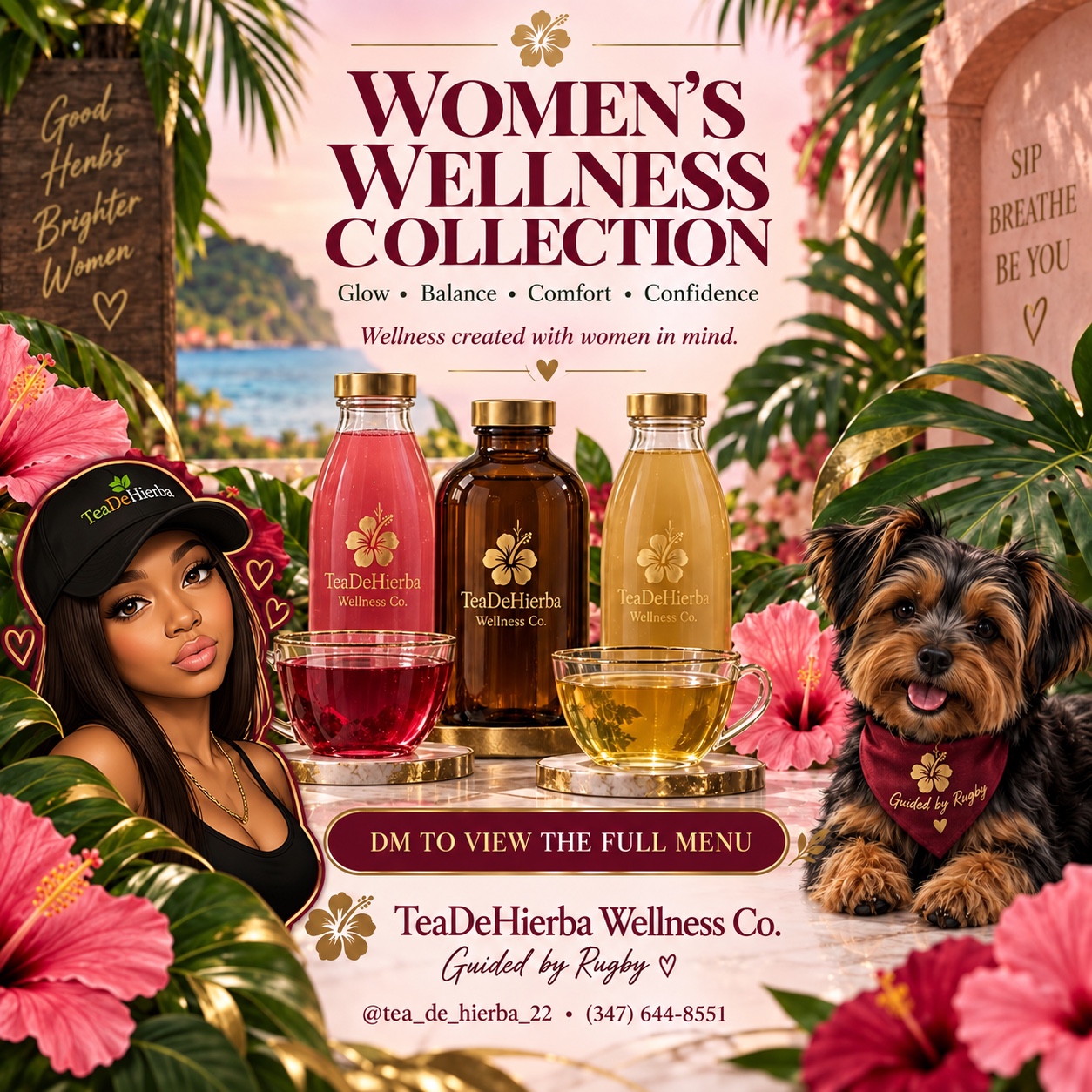 Women's Wellness Collection drinks with Rugby